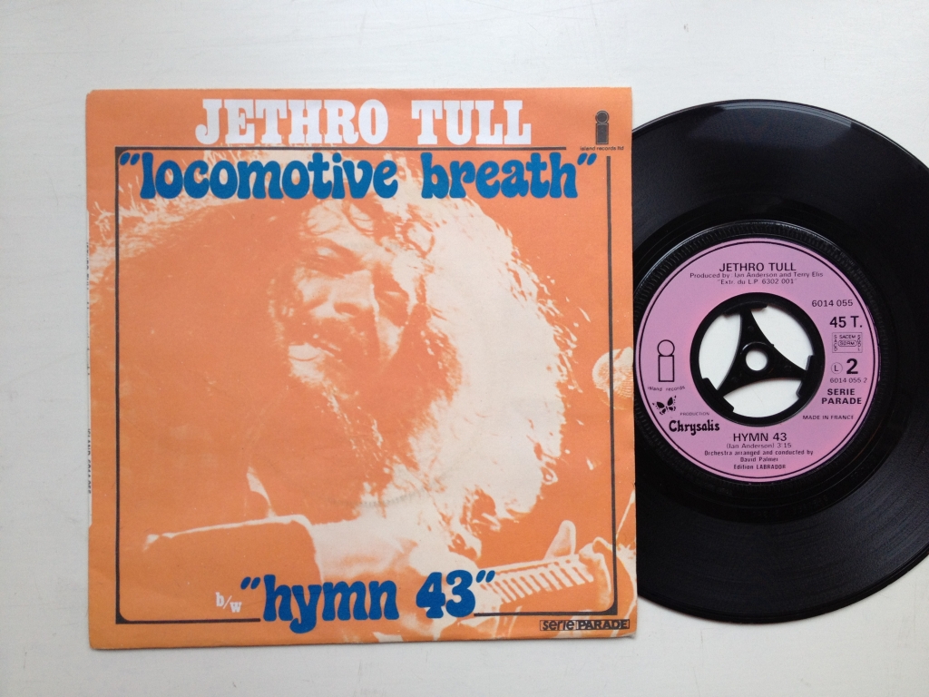 For sale: Jethro Tull - Locomotive Breath / Hymn 43 France 1971 Chrysalis | Prog, Rock