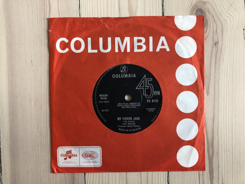For sale: The Smoke - My Friend Jack UK 1966 Columbia | Psych