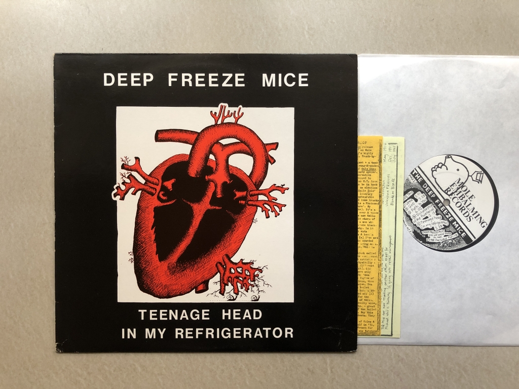 For sale: The Deep Freeze Mice - Teenage Head In My Refrigerator UK 1981 Mole Embalming Records | Psych, Indie Rock, New Wave